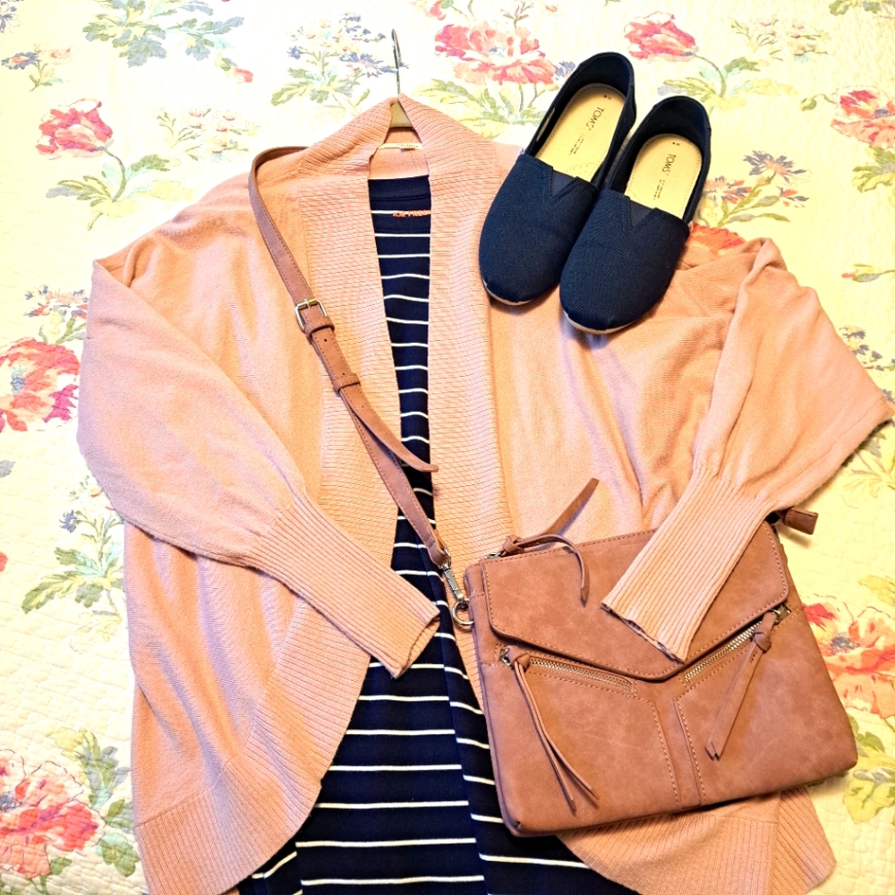 Payton Primrose pink cocoon cardigan. size l